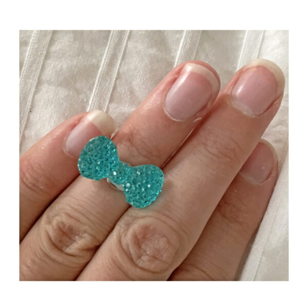 Sparkly Bow Ring